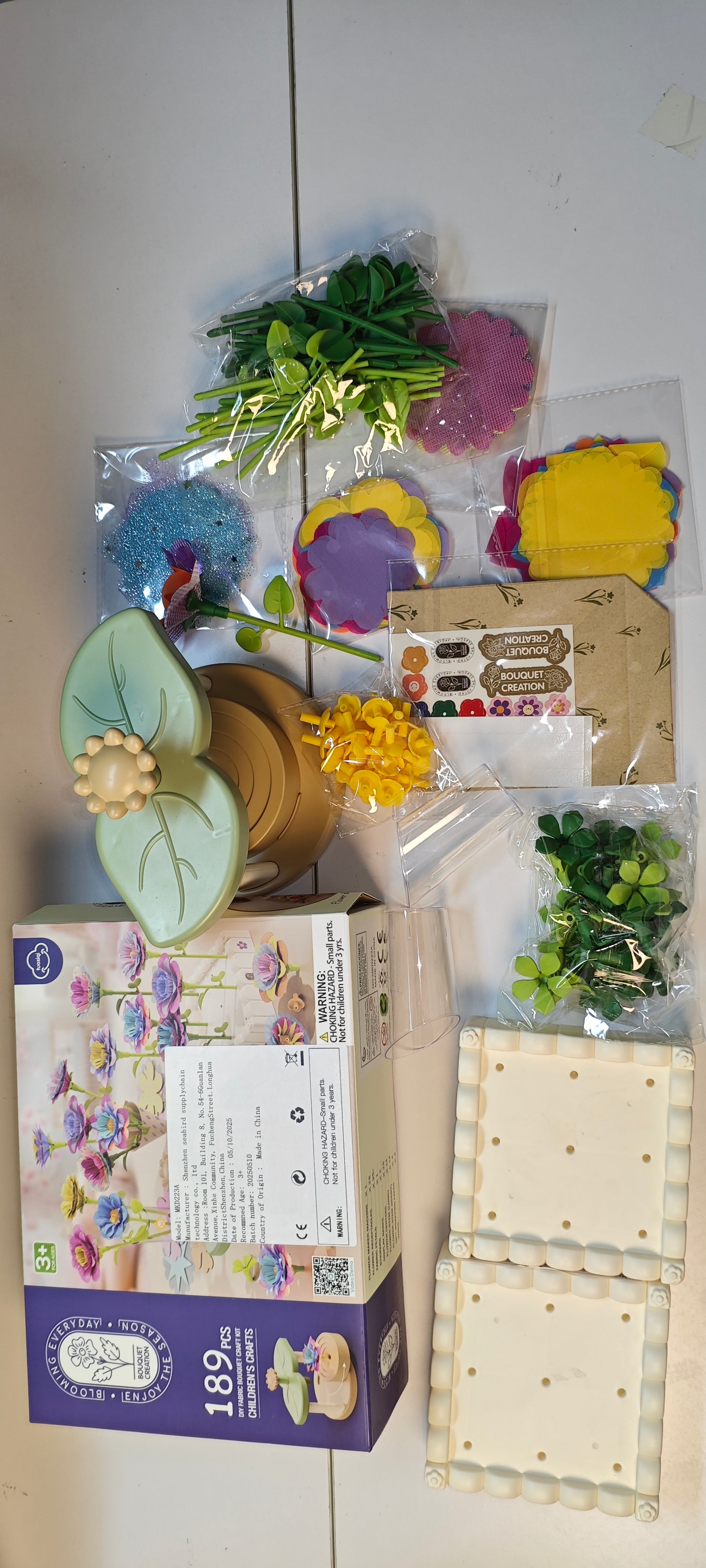 DIY Flower Making Kit - 189 Pieces Craft Set