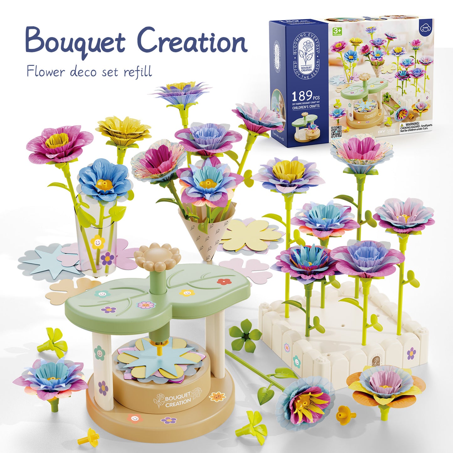 DIY Flower Making Kit - 189 Pieces Craft Set