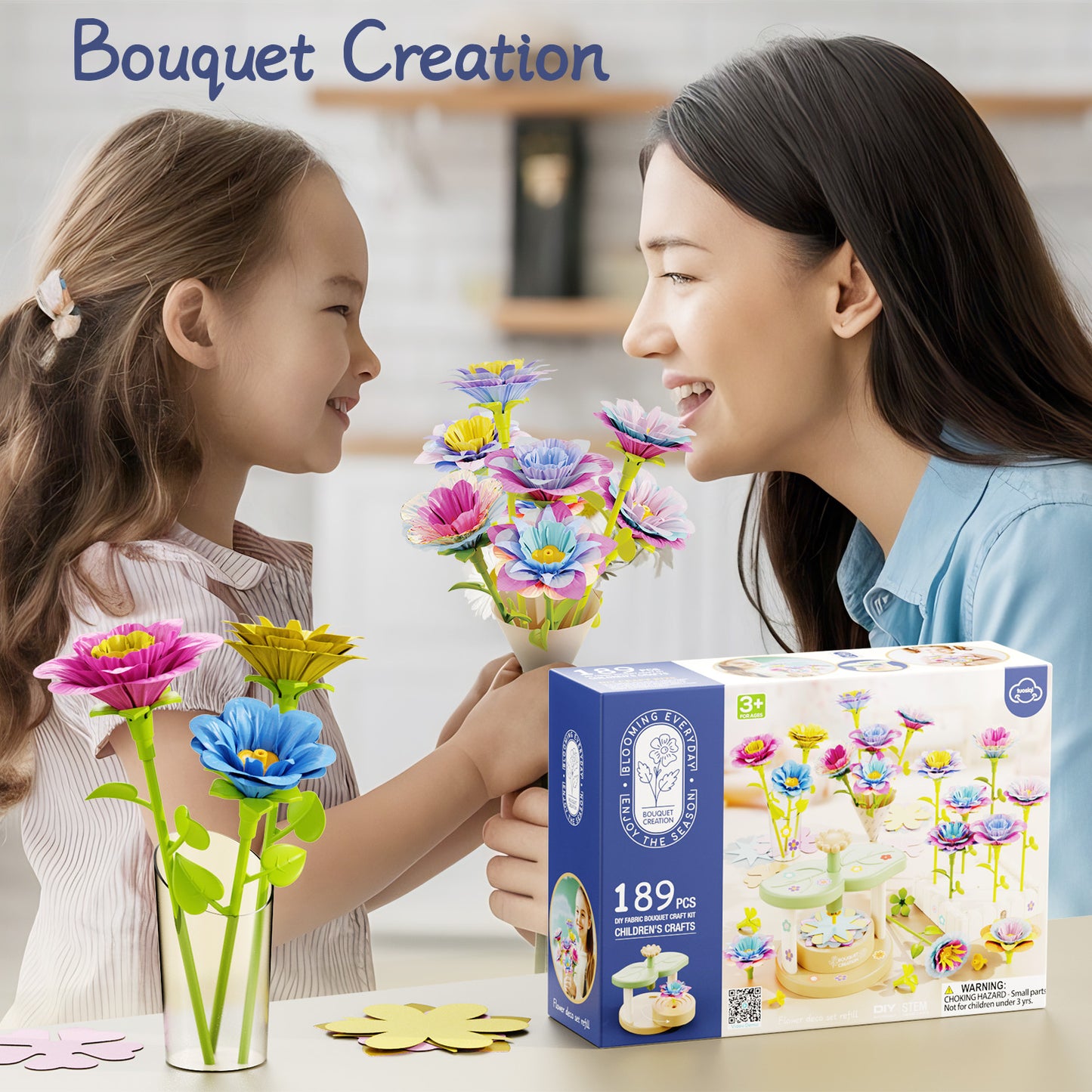 DIY Flower Making Kit - 189 Pieces Craft Set